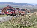 31.3.2008 Požár, lesní porost Cetkovice