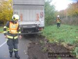 25.10.2016 Dopravní nehoda, NA v příkopu, Vanovice