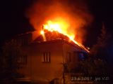 23.6.2017 Požár, střecha hospody, Cetkovice